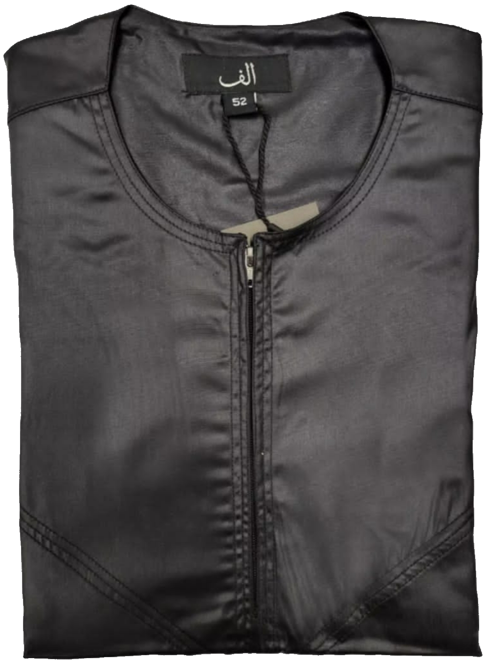 Black Omani Thobe Jubba Long Sleeve