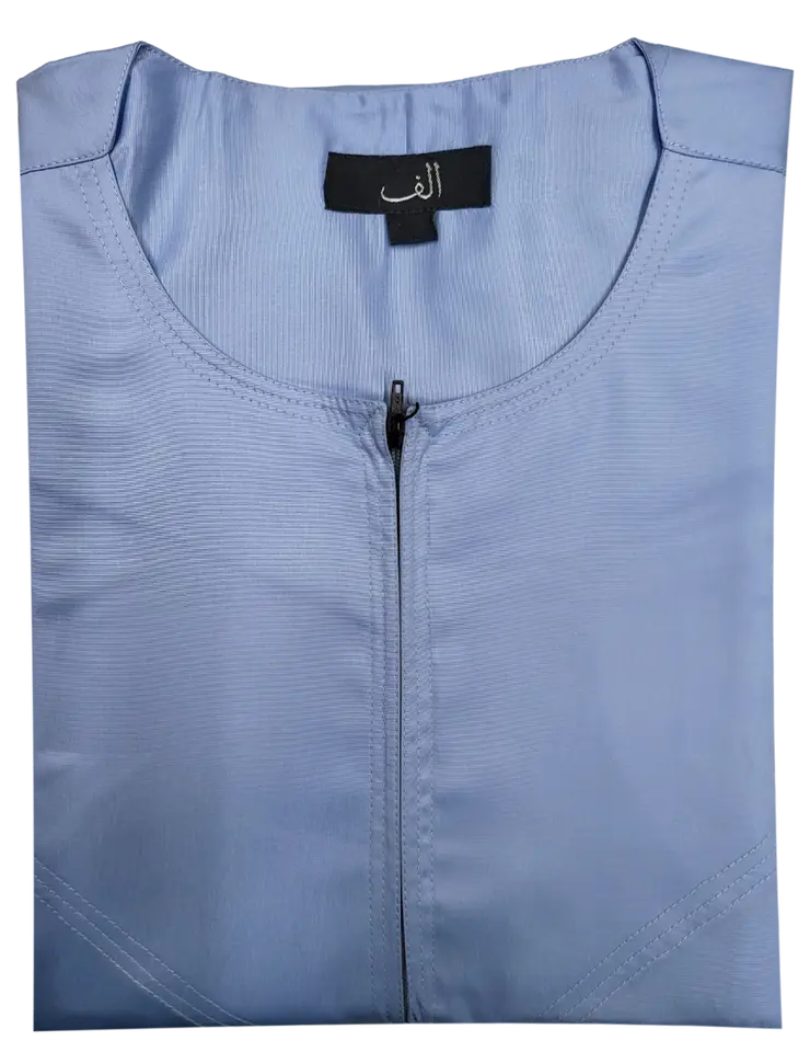 Sky Blue Omani Thobe Jubba Long sleeve